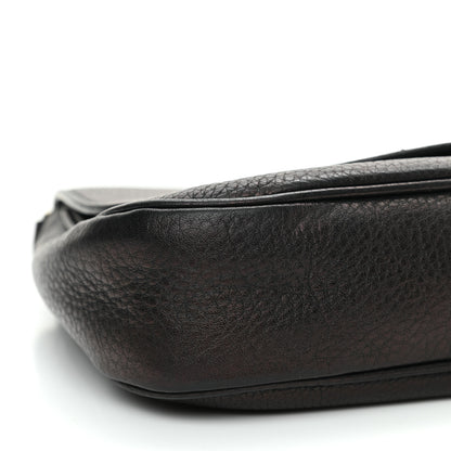 Gucci Pebbled Calfskin Medium Soho Flap Crossbody Black 9 of 10