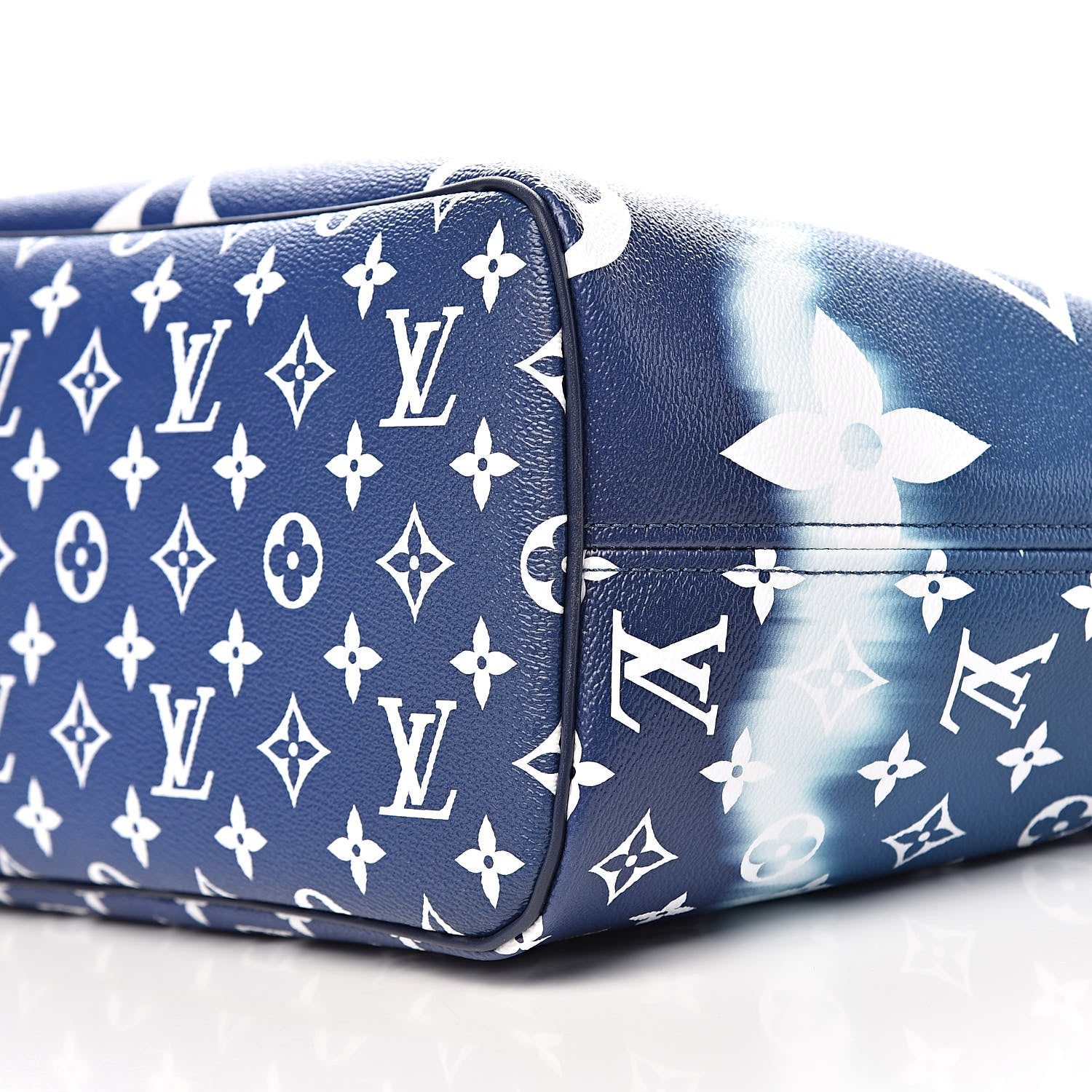 Louis Vuitton Monogram Escale Neverfull MM Blue 9 of 10