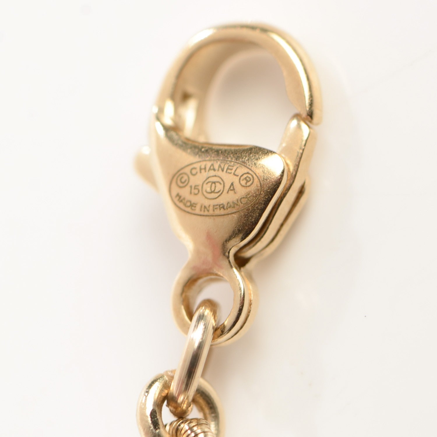 Chanel Pearl Crystal CC Star Long Necklace Gold 6 of 6