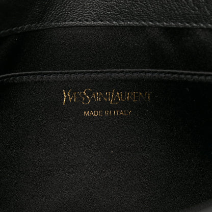 Saint Laurent Calfskin Monogram Large Belle De Jour Clutch Black 5 of 5