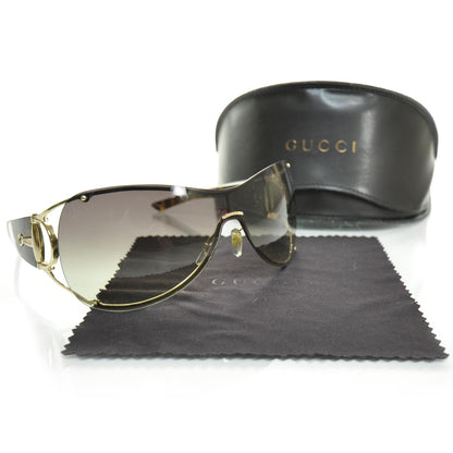 Gucci Tortoise Shell Horsebit Sunglasses 4 of 7
