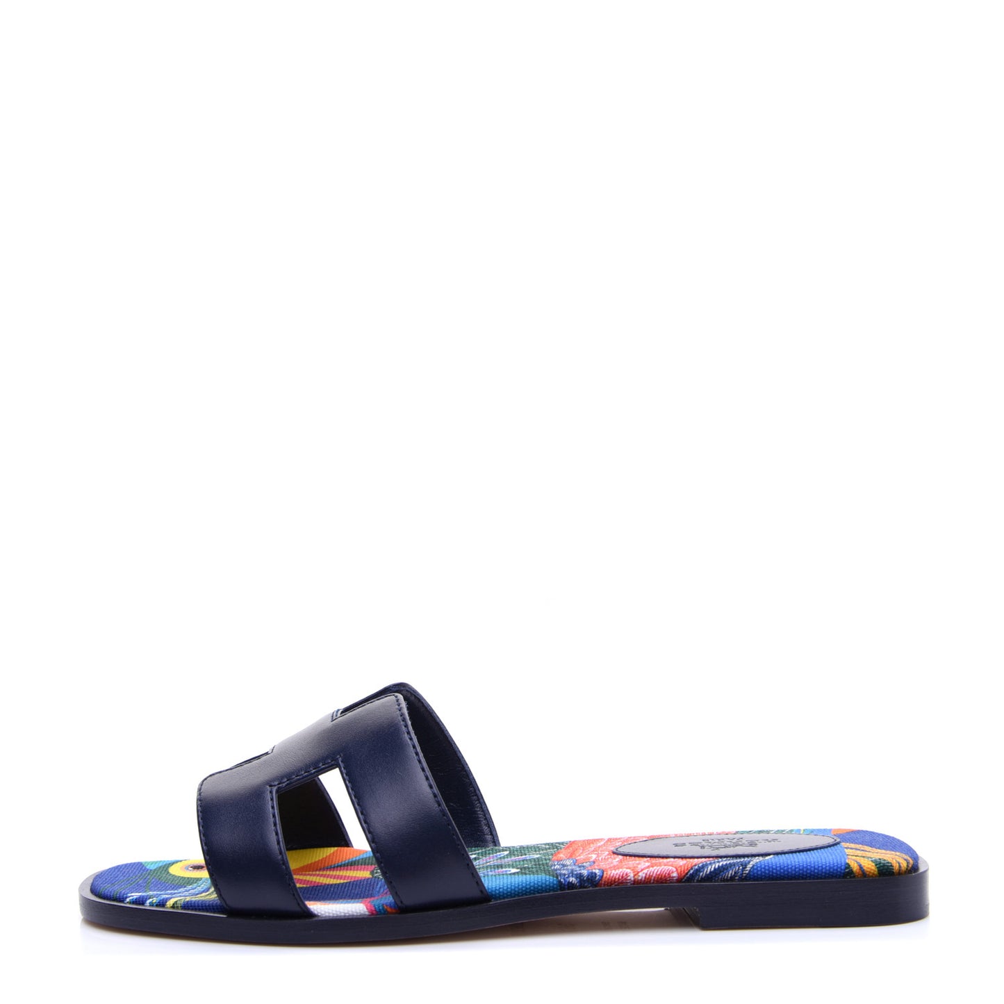 Calfskin Oran Sandals 36.5 Bleu
