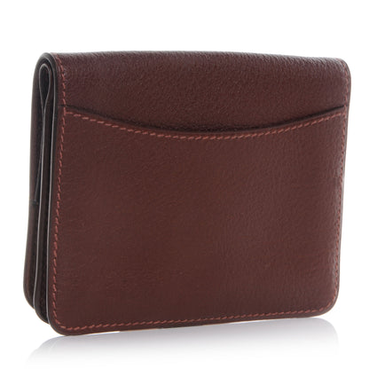Hermes Togo Dogon Card Case Havane 4 of 8