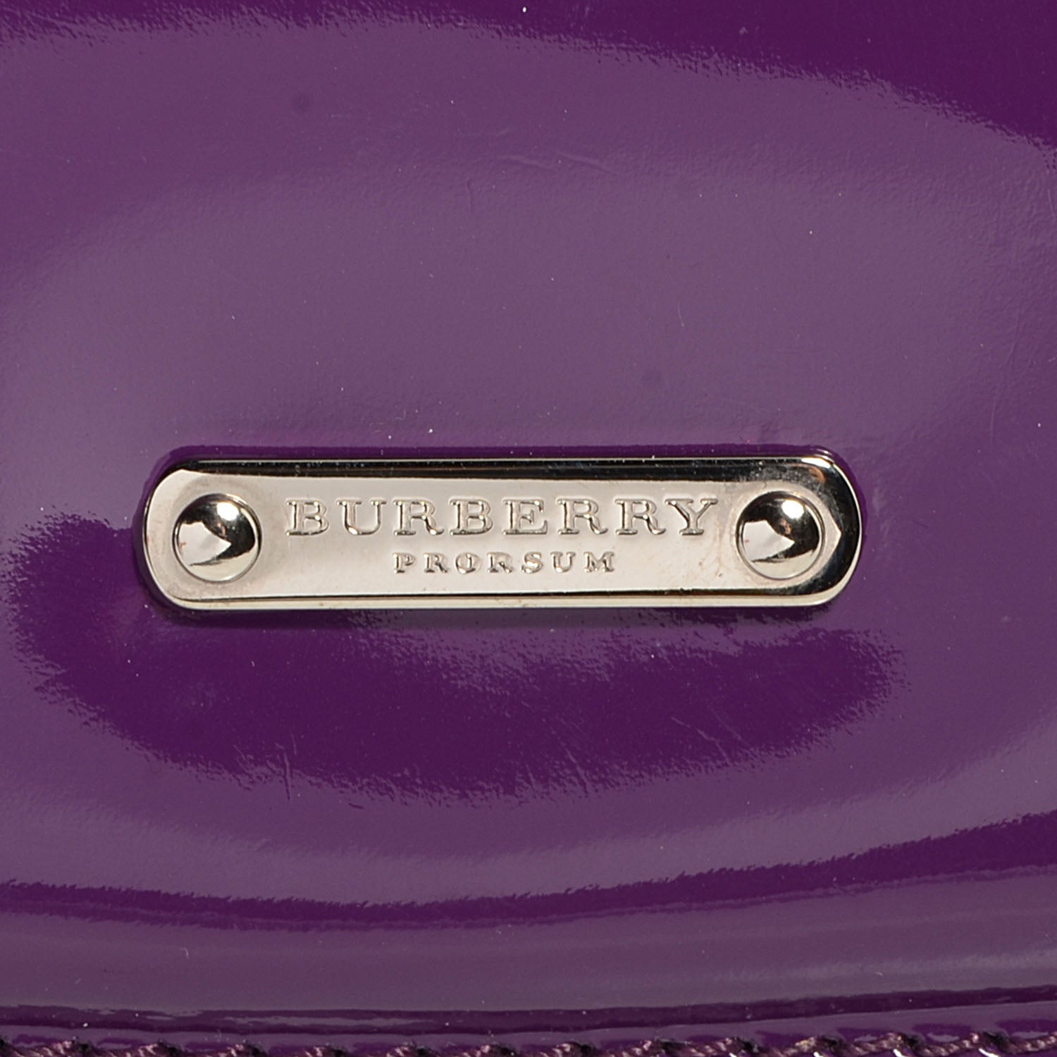 Burberry Prorsum Patent Small Lilford Shoulder Bag Beetroot 6 of 14