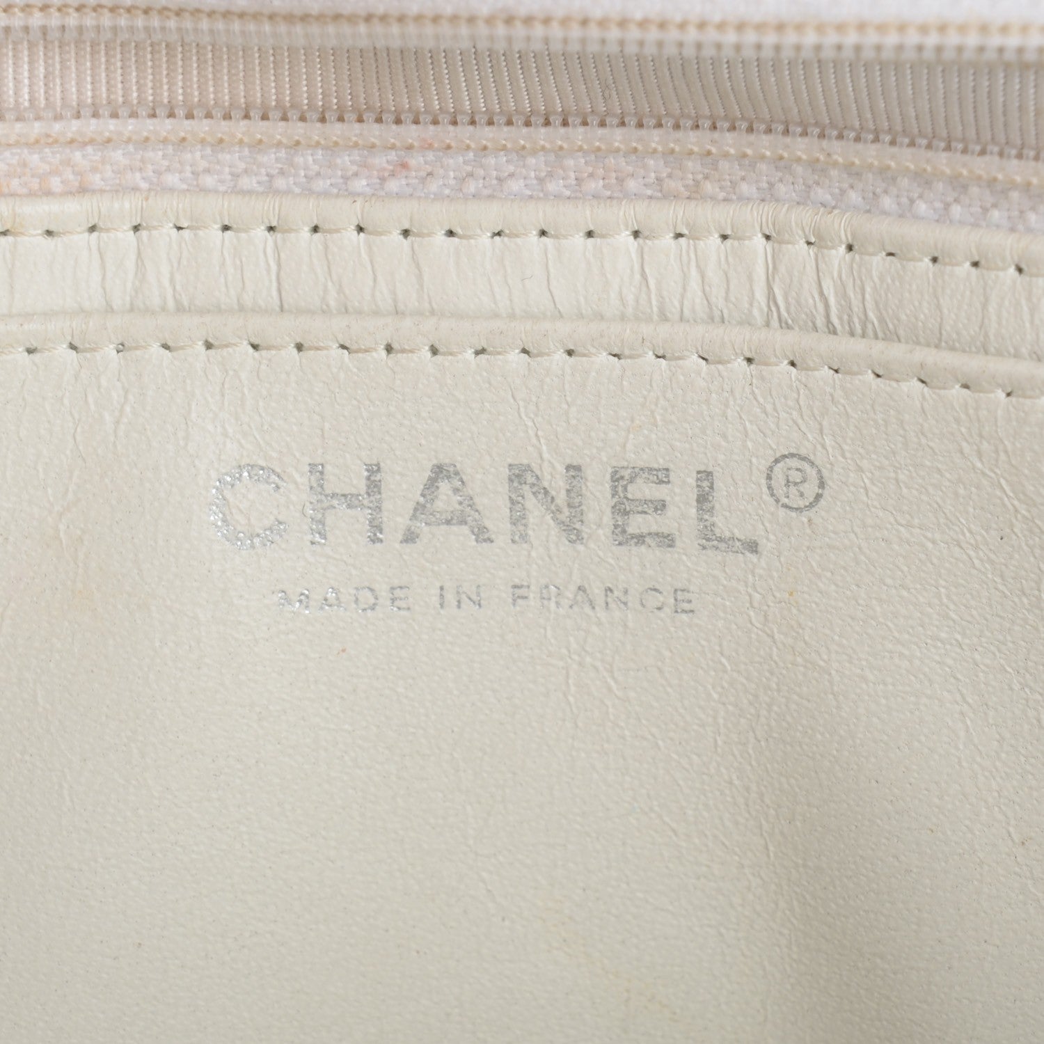 Chanel Caviar Quilted Jumbo Single Flap White 12 of 15