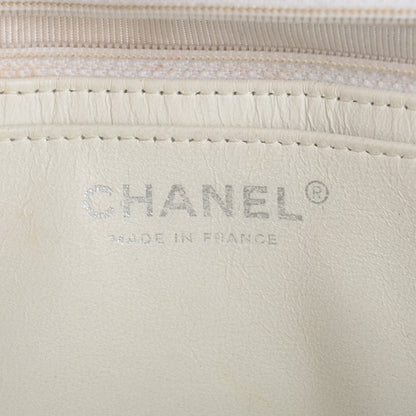 Chanel Caviar Quilted Jumbo Single Flap White 12 of 15