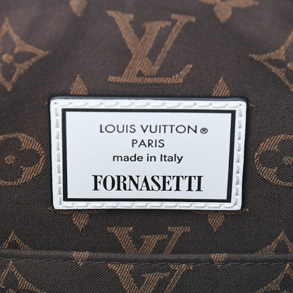 Louis Vuitton X FORNASETTI Calfskin Fornasetti Speedy Bandouliere 25 Gold 8 of 8