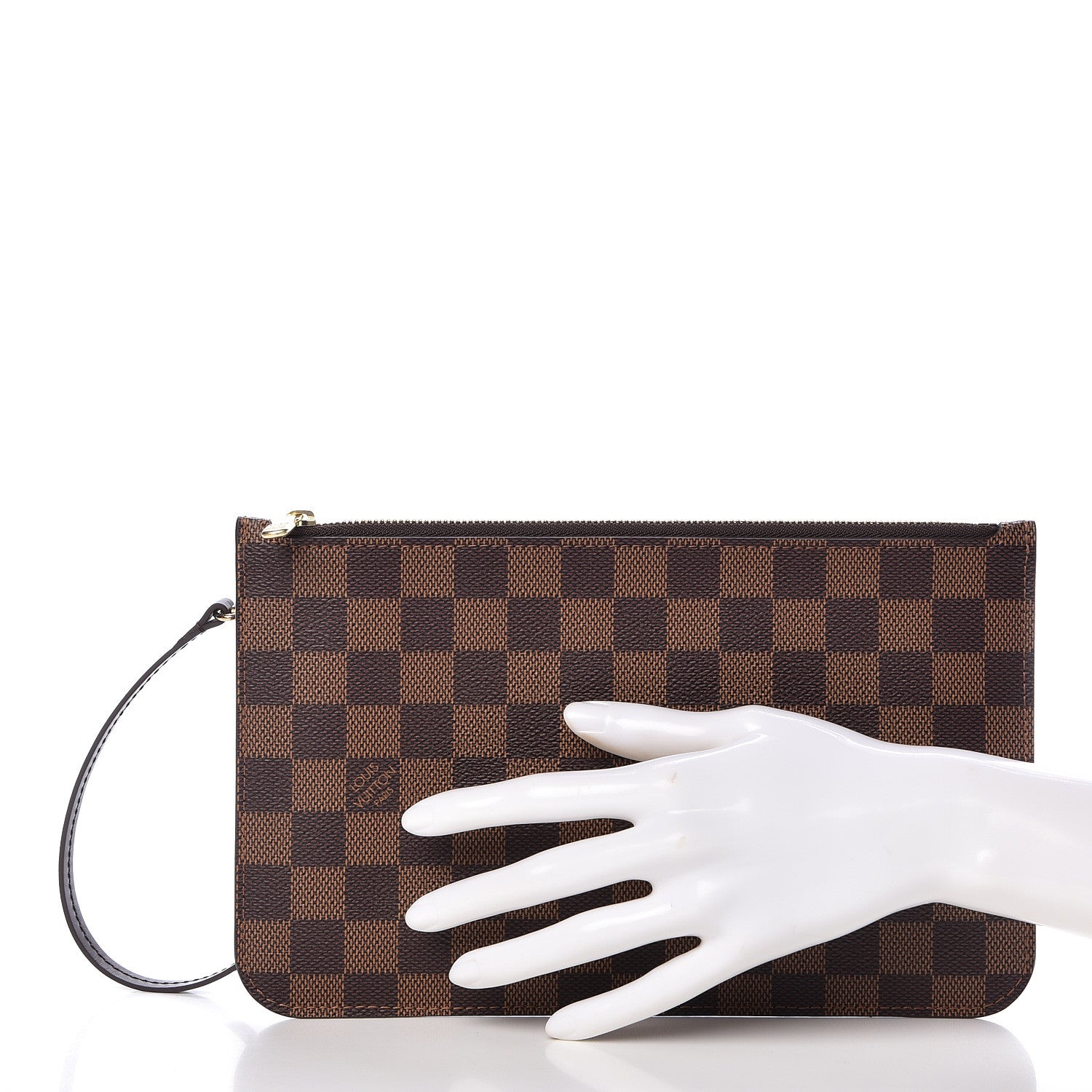 Louis Vuitton Damier Ebene Neverfull MM GM Pochette 2 of 7