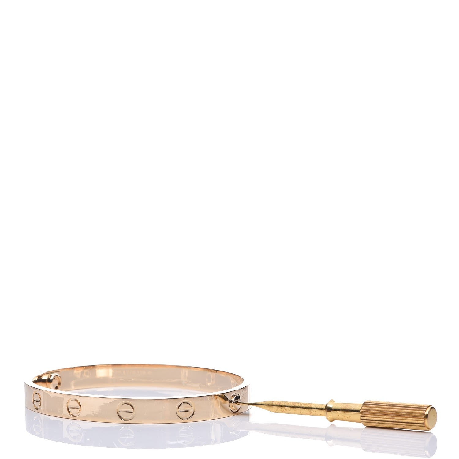 Cartier 18K Yellow Gold LOVE Bracelet 16 4 of 7