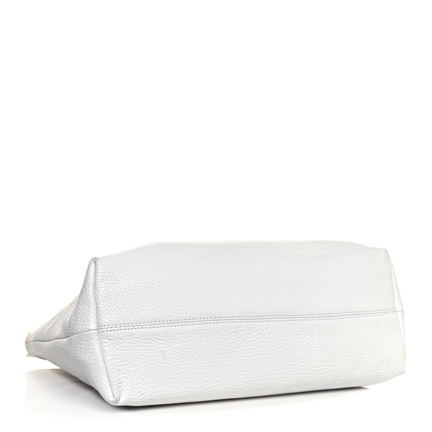 Burberry London Grainy Calfskin Medium Baynard Tote White 4 of 13