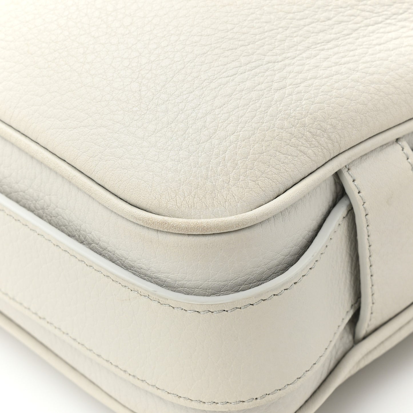 Supple Calfskin Medium Romy Shoulder Bag Rice