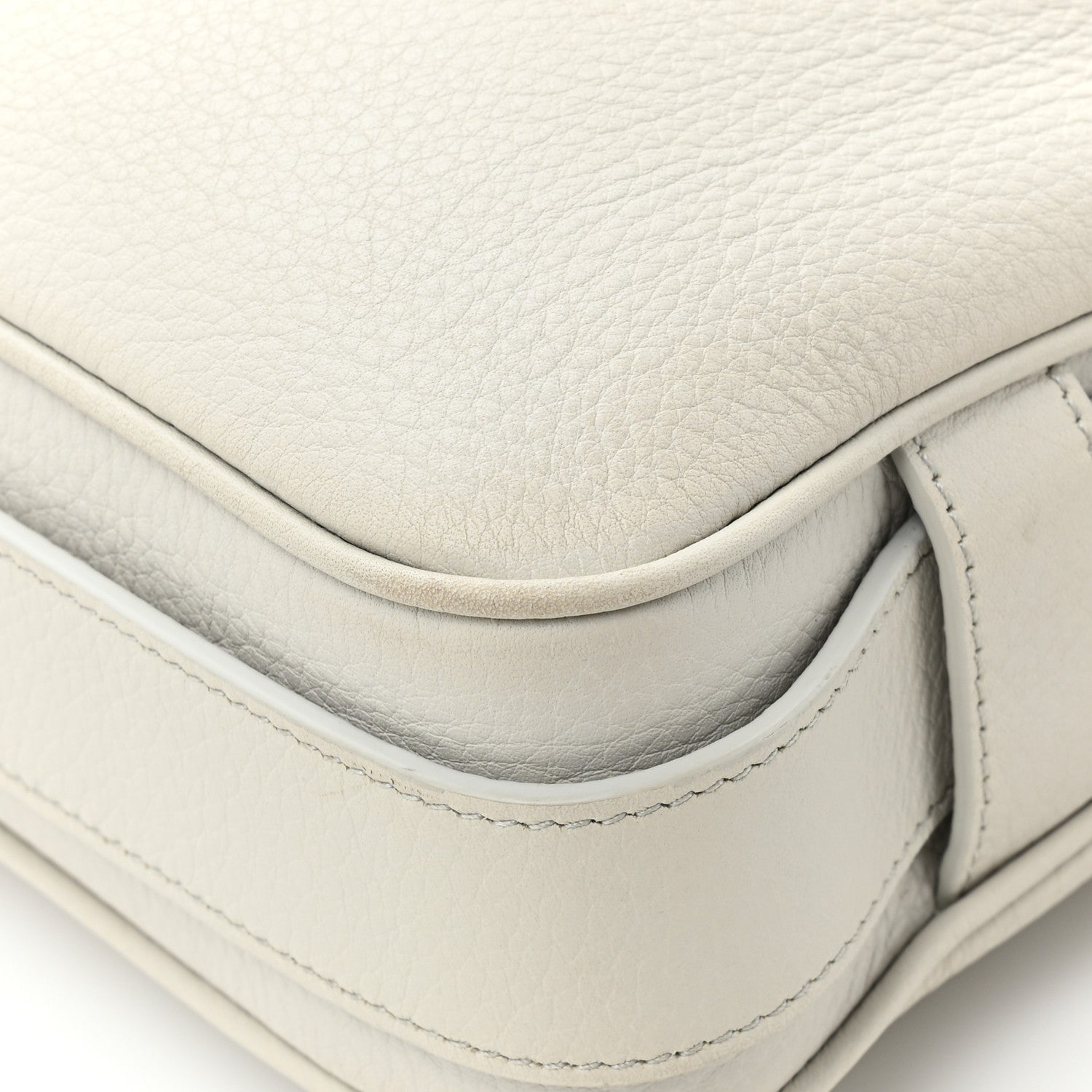 Celine Supple Calfskin Medium Romy Shoulder Bag Rice 13 of 16