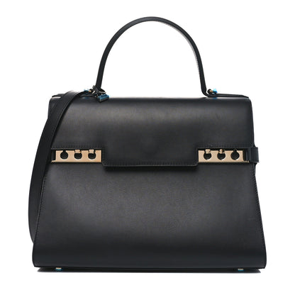 Delvaux Smooth Calfskin GM Tempete Satchel Black 1 of 10