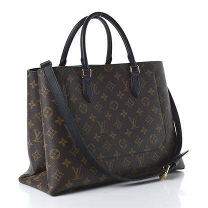 Louis Vuitton Monogram Flower Tote Black 3 of 8