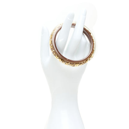 Louis Vuitton Resin Swarovski Medium Inclusion Bracelet PM Mocha 2 of 3