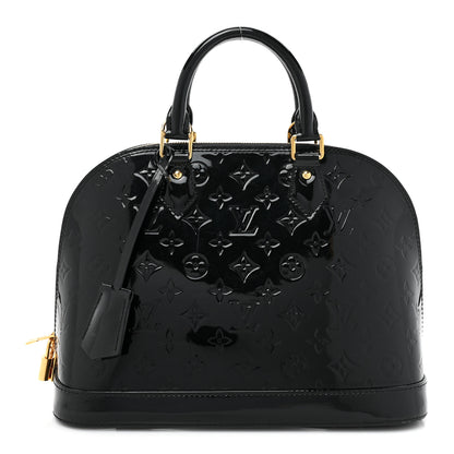 Louis Vuitton Vernis Alma PM Black 1 of 11