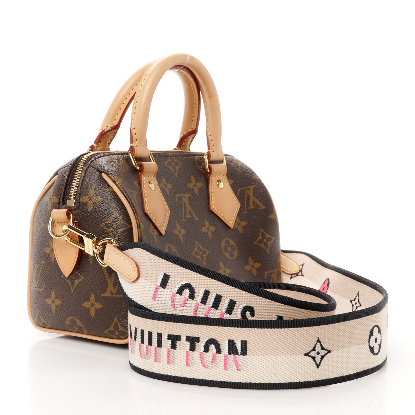Monogram Speedy Bandouliere 20 Black
