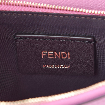 Fendi Vitello Cruise F is Fendi Bi-Color FF 1974 Embossed Medium Envelope Wallet On Chain Maya Black Lollypop 6 of 9