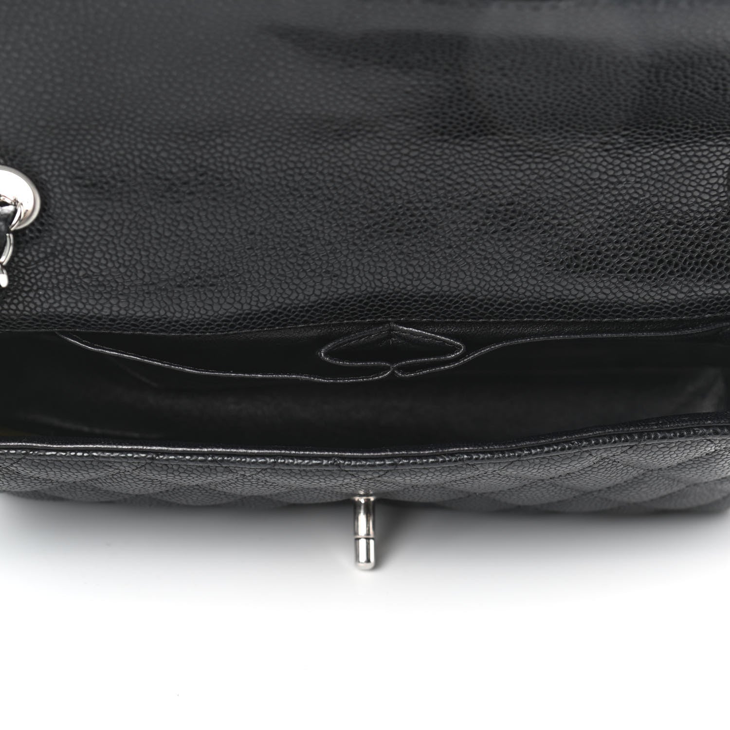 Chanel Caviar Quilted East West Flap Black 4 of 4