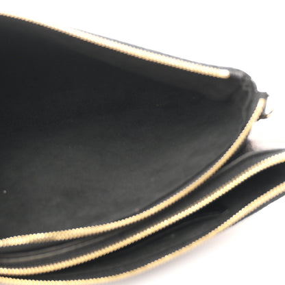 Louis Vuitton Empreinte Double Zip Pochette Black 5 of 11