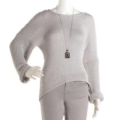 Chanel No. 19 Perfume Bottle Necklace Silver 2 of 7