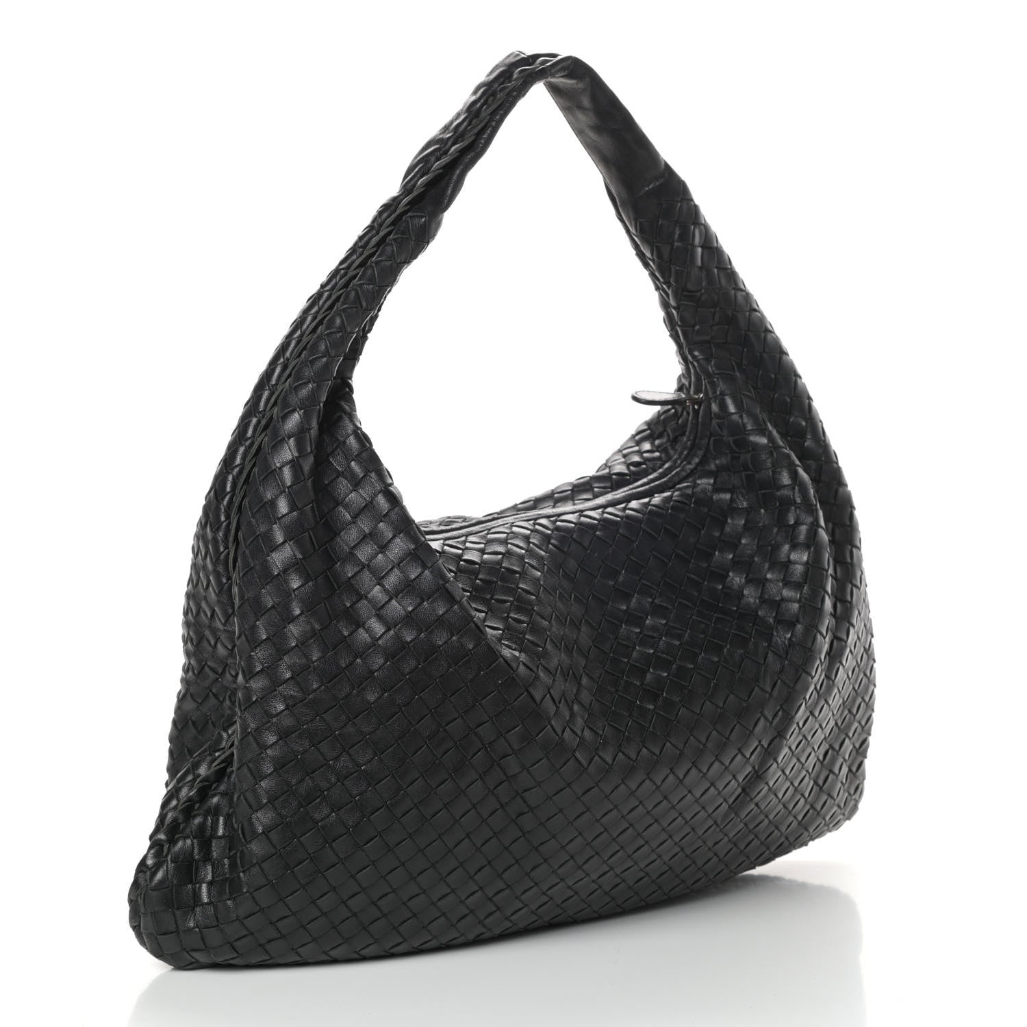 Bottega Veneta Nappa Intrecciato Large Veneta Hobo Black 3 of 9