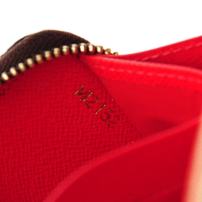 Louis Vuitton Monogram Kusama Pumpkin Dots Zippy Wallet Red 7 of 7