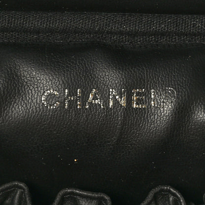 Chanel Caviar Vanity Cosmetic Case Black 5 of 9