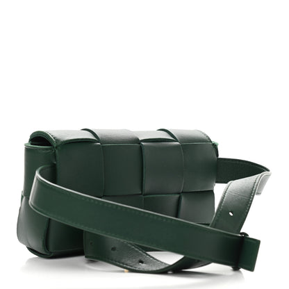 Bottega Veneta Nappa Maxi Intreccio The Belt Cassette Bag Raintree 3 of 10