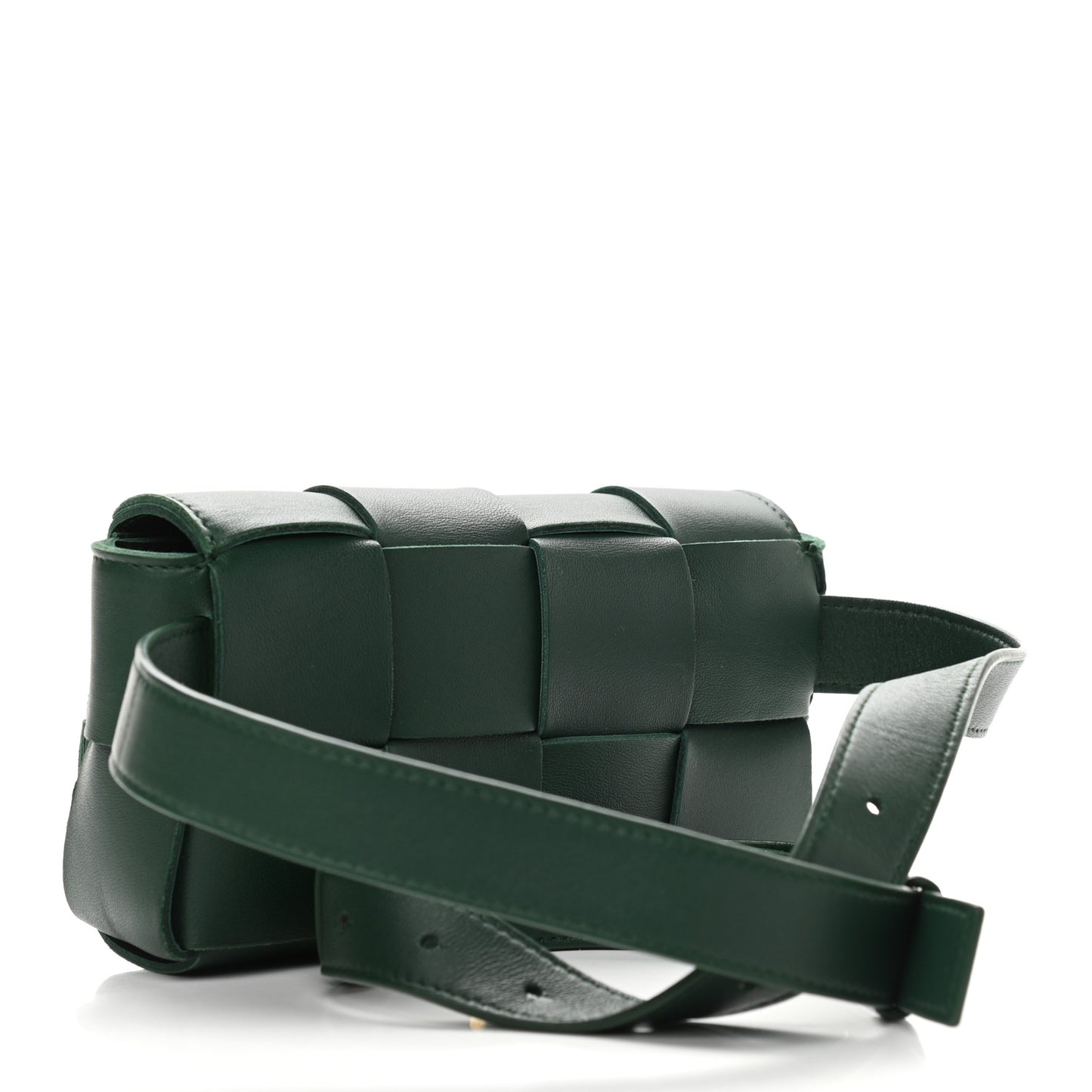 Nappa Maxi Intreccio The Belt Cassette Bag Raintree