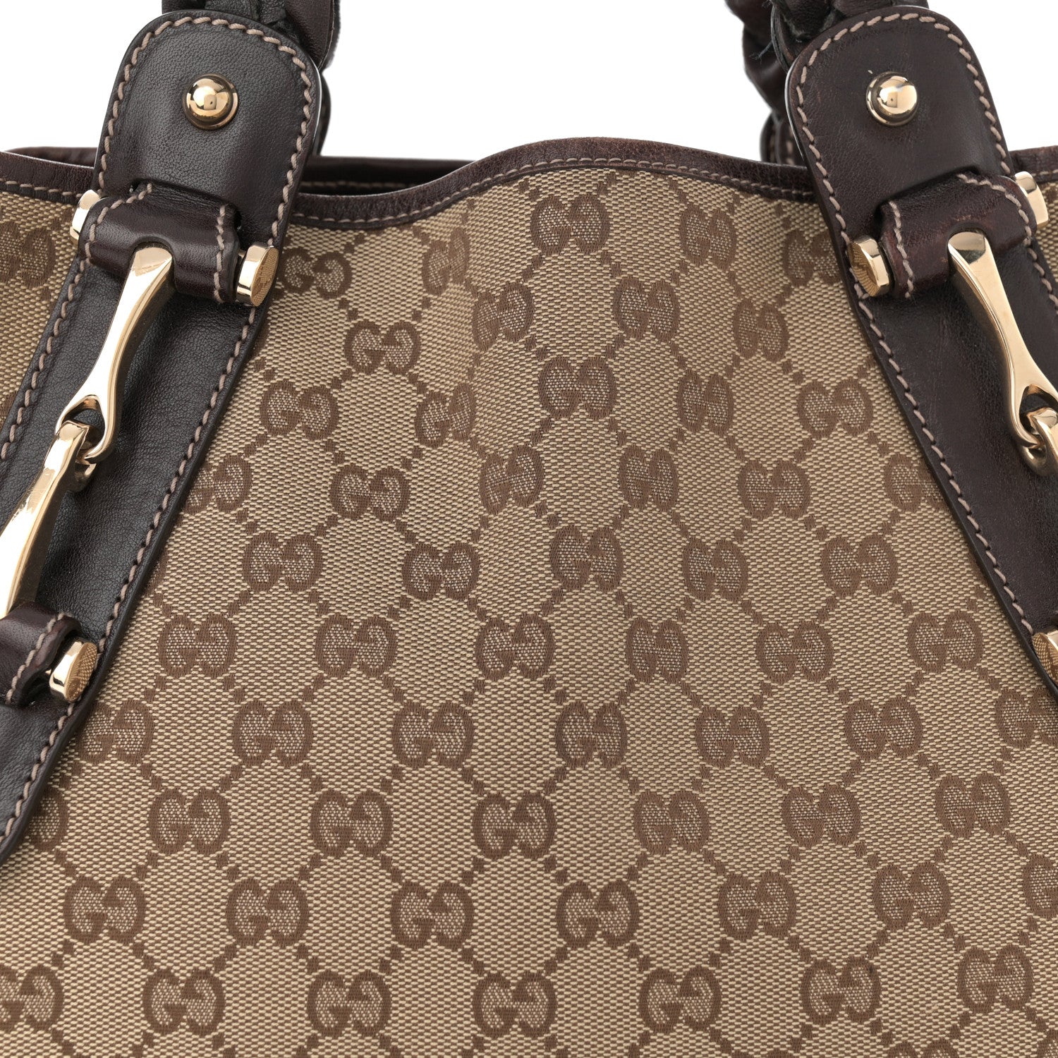 Gucci Monogram Small Pelham Shoulder Bag Dark Brown 8 of 13