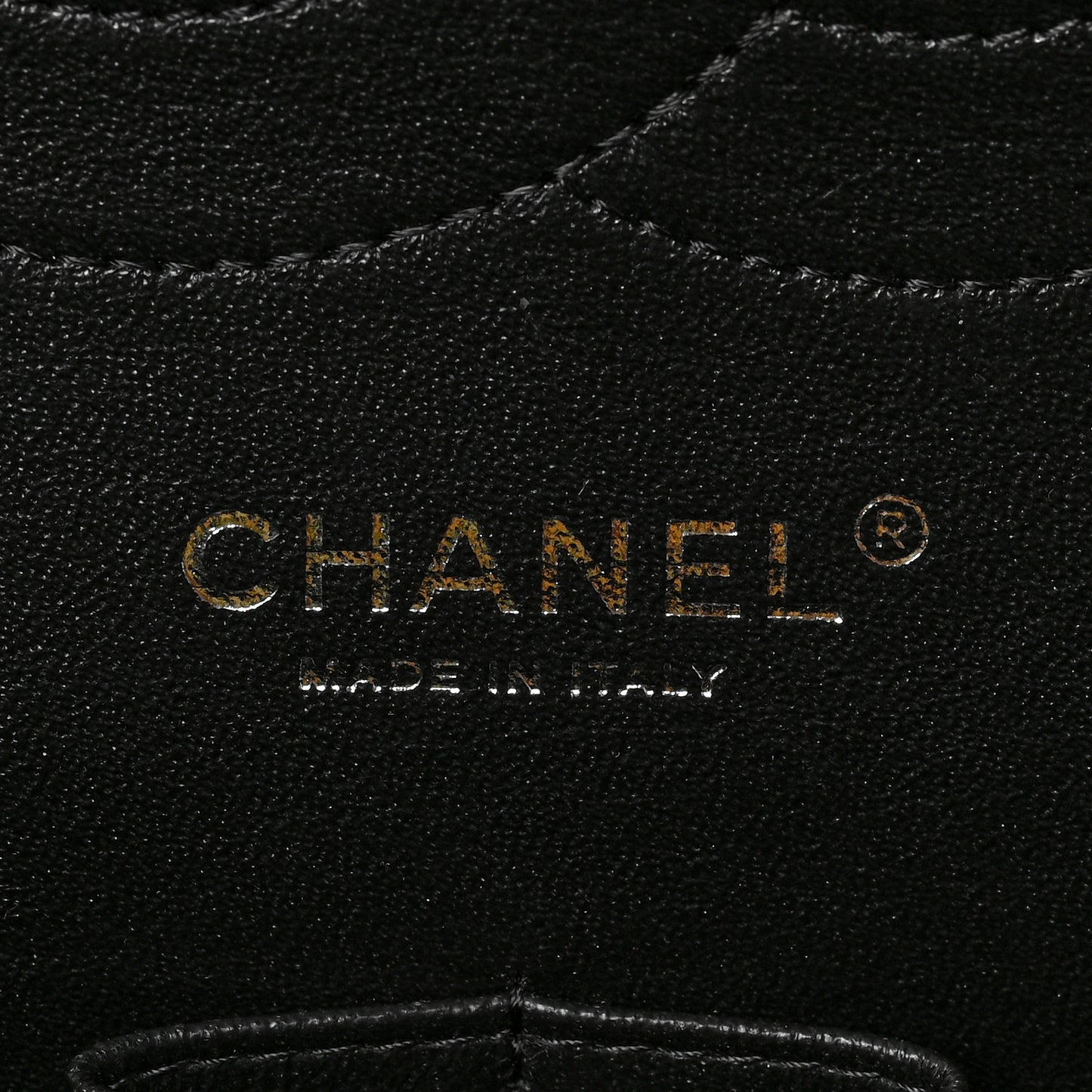 Patent Quilted Jumbo Double Flap Black