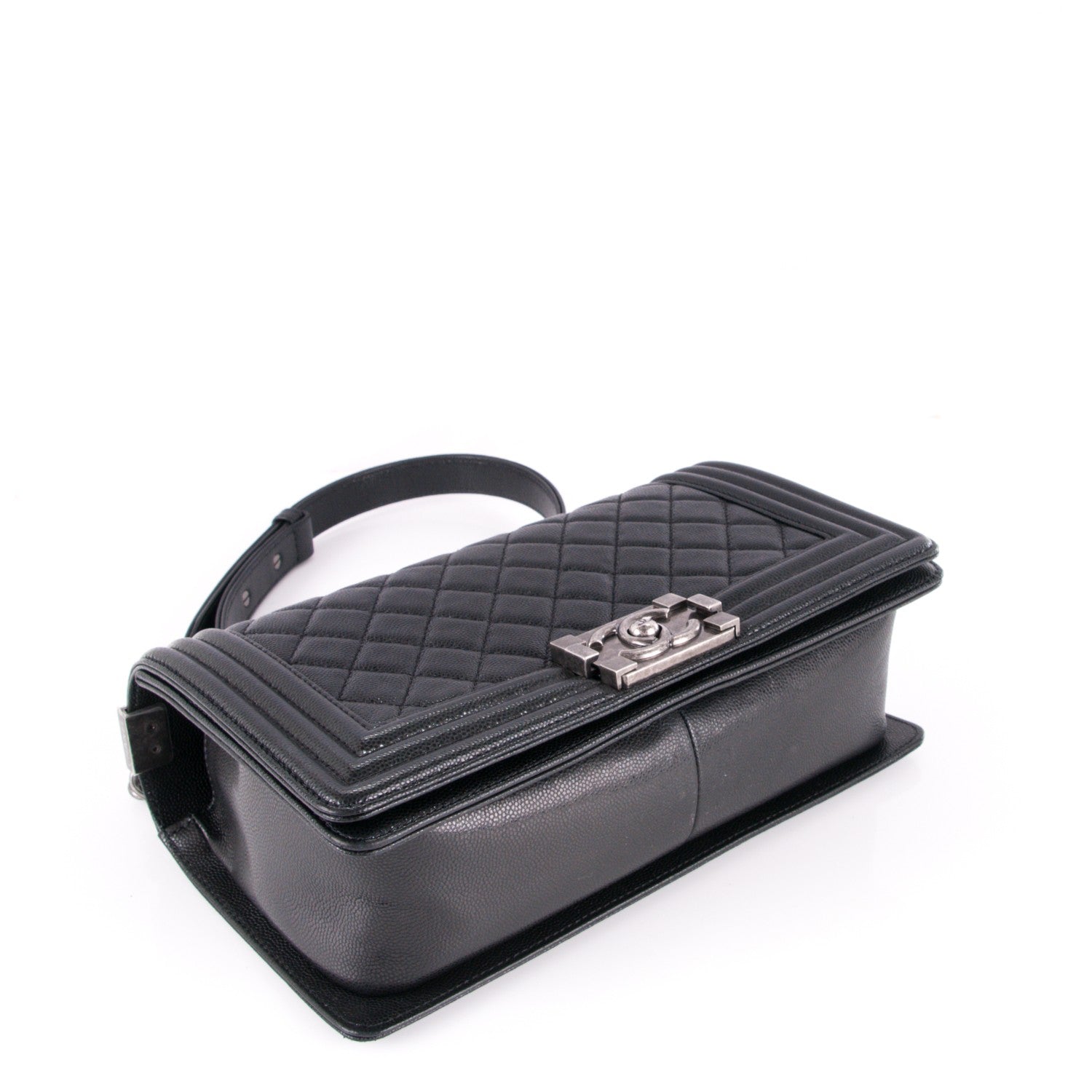 Chanel Caviar Quilted Medium Boy Flap Black 5 of 8