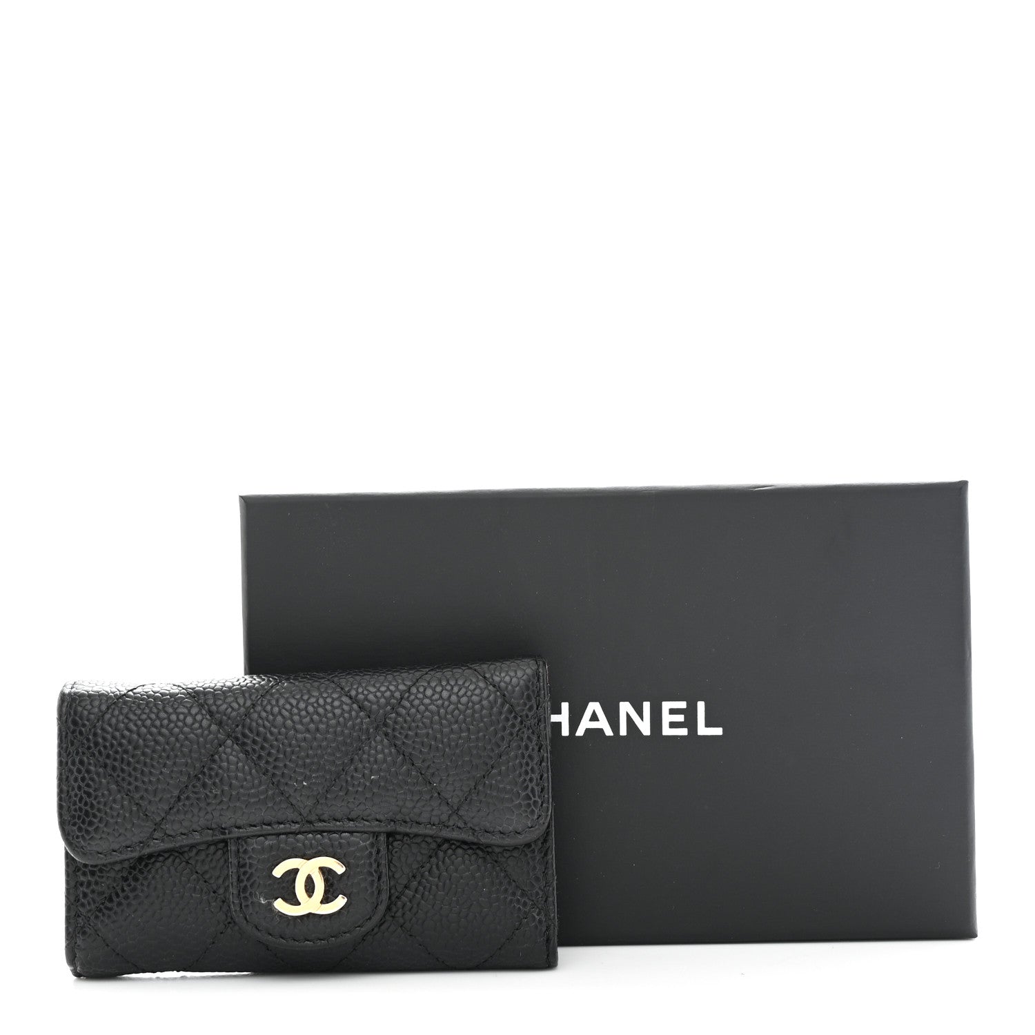 Chanel Caviar Quilted 6 Key Holder Black 9 of 9