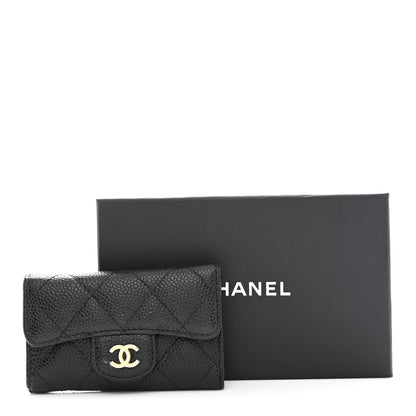 Chanel Caviar Quilted 6 Key Holder Black 9 of 9