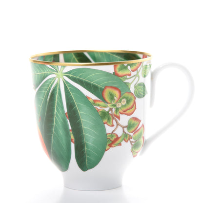 Hermes Limoges Porcelain Passifolia Mug 2 of 6