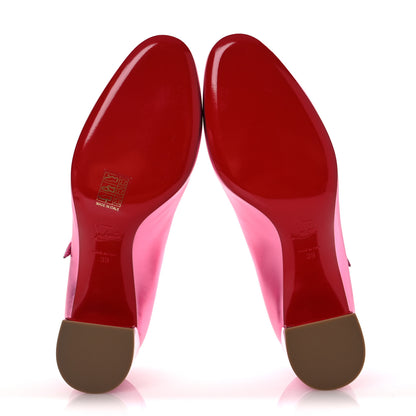 Christian Louboutin Metallic Calfskin Miss Jane Mary Janes 55 Pumps 39 Glam 7 of 11