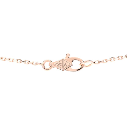 Van Cleef & Arpels 18K Rose Gold Sweet Alhambra Pendant Necklace 4 of 7
