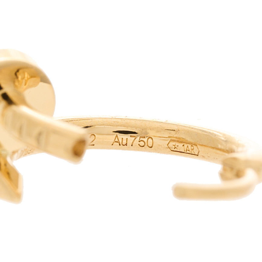 Cartier 18K Yellow Gold Juste Un Clou Single Hoop Earring 5 of 6