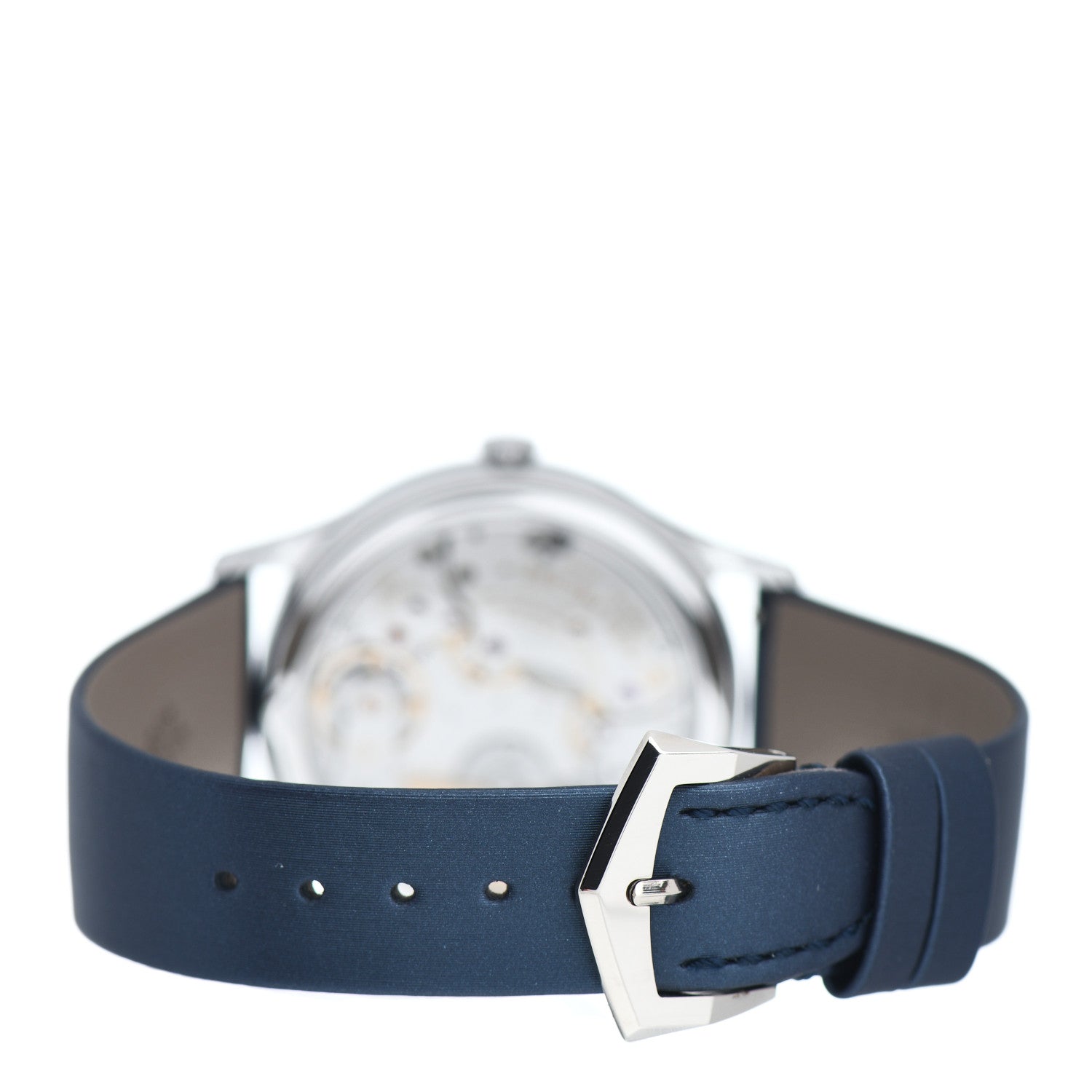 Patek Philippe 18K White Gold Satin Diamond 35mm Calatrava Automatic Watch Midnight Blue 4997/200G 3 of 5