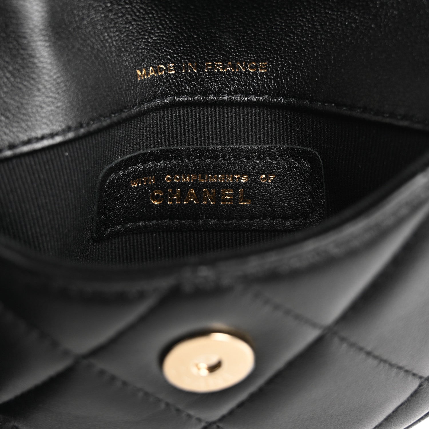 Chanel Lambskin Quilted Pearl Top Handle Clutch With Chain Black 8 of 15