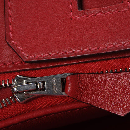 Hermes Swift Birkin 25 Rouge Vif 10 of 29