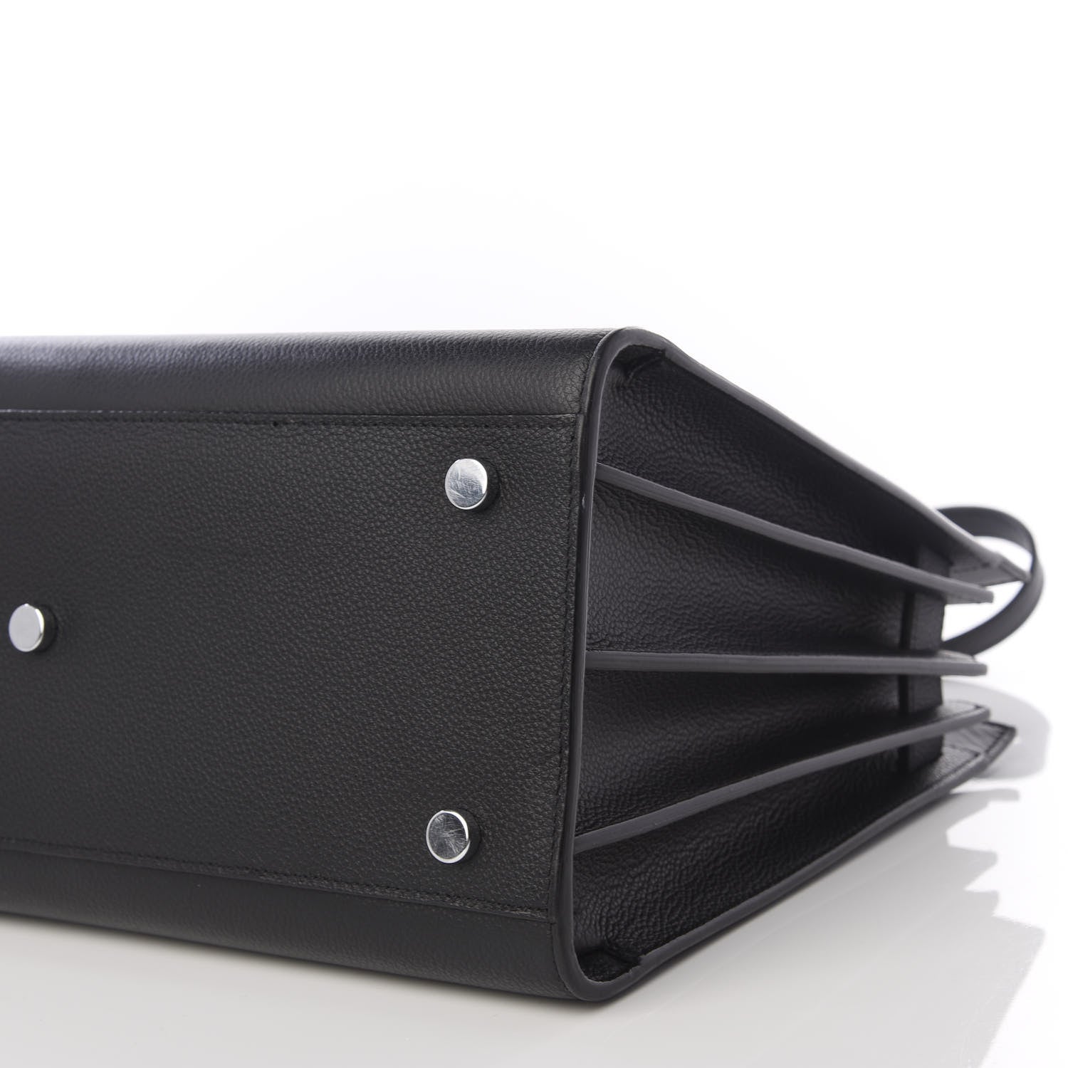 Saint Laurent Grained Calfskin Small Sac De Jour Black 6 of 11