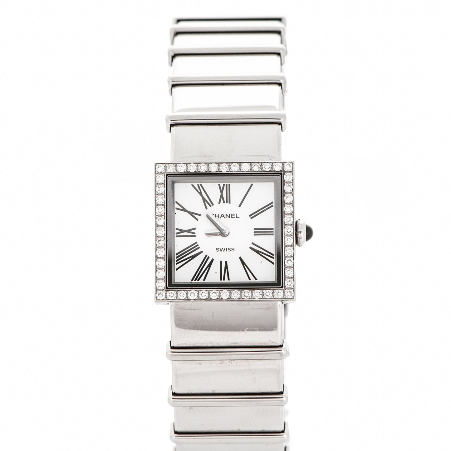 Stainless Steel Diamond 23mm Mademoiselle Quartz Watch