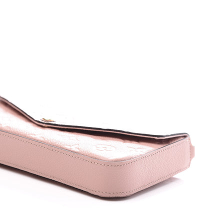 Louis Vuitton Empreinte Pochette Felicie Chain Wallet Rose Poudre 8 of 9
