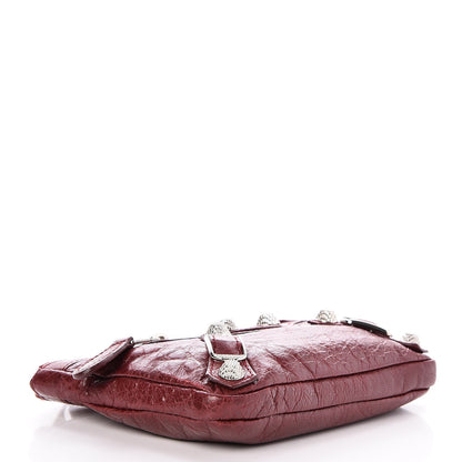Balenciaga Agneau Giant 12 Silver Hardware M Porte-Monnaie Coin Purse Rouge Cerise 4 of 8