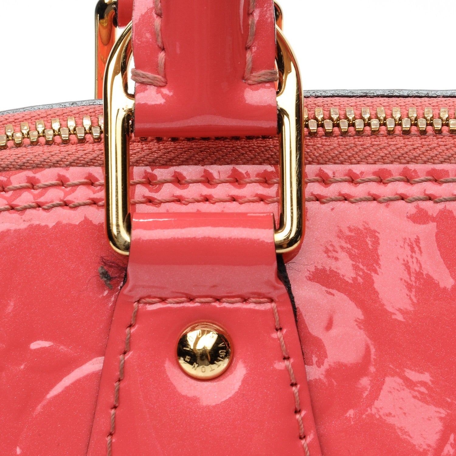 Louis Vuitton Vernis Alma PM Rose Litchi 13 of 19