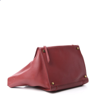 Celine Supple Calfskin Medium Phantom Luggage Red 4 of 9