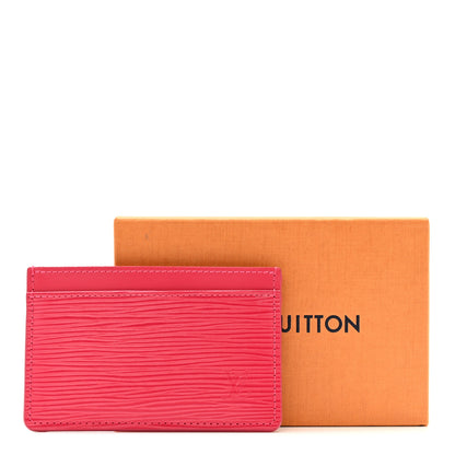 Louis Vuitton Epi Card Holder Pivoine 10 of 10