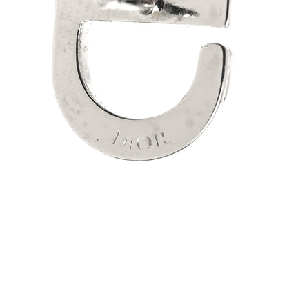 Christian Dior Crystal Petit CD Stud Earrings Silver 5 of 6